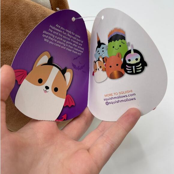 Squishmallows Reginald Halloween Devil Bat Plush 13 inches Kellytoy NEW - Picture 6 of 7